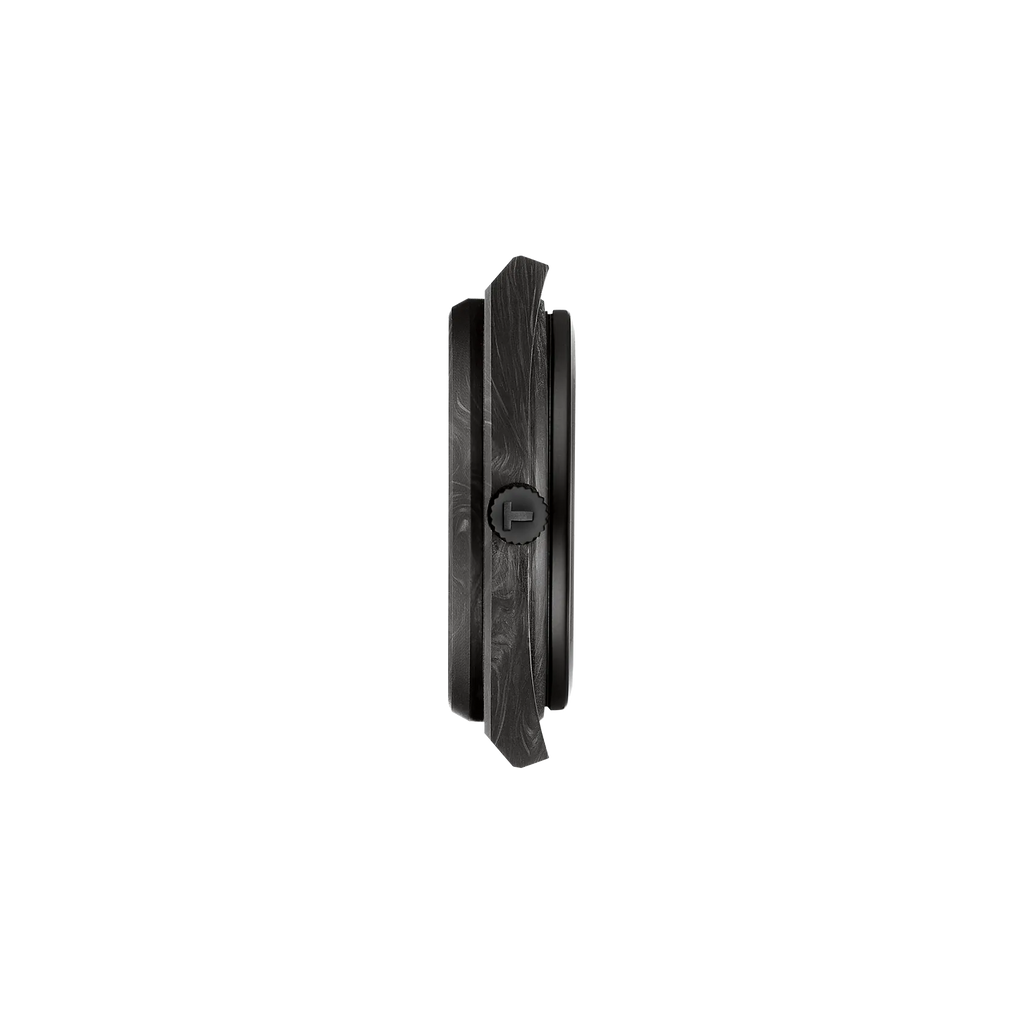 Reloj Tissot PRX Carbon T137.907.97.201.00 vista de perfil