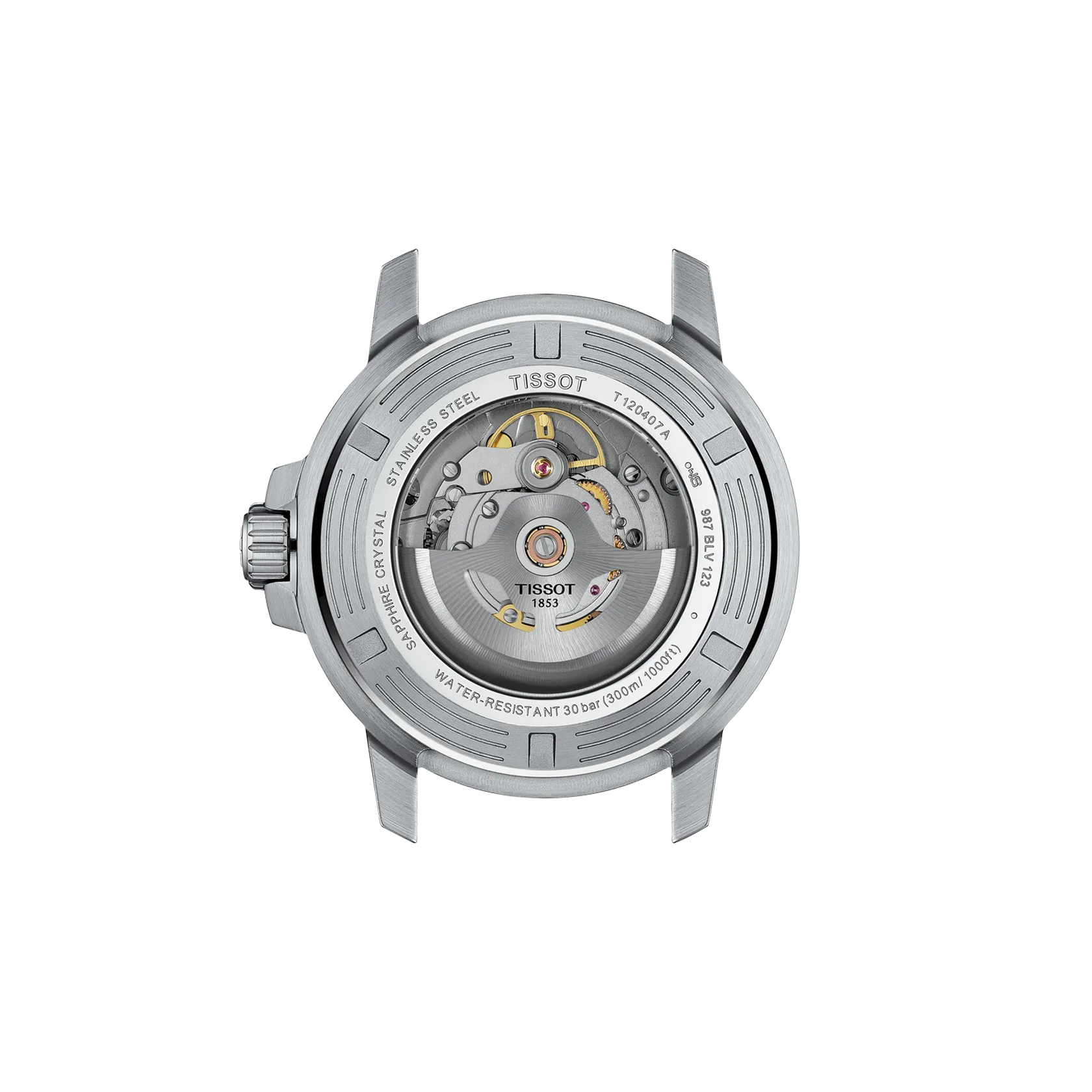 Tissot Seastar 1000 43mm Powermatic 80 T120.407.11.091.01 - vista posterior