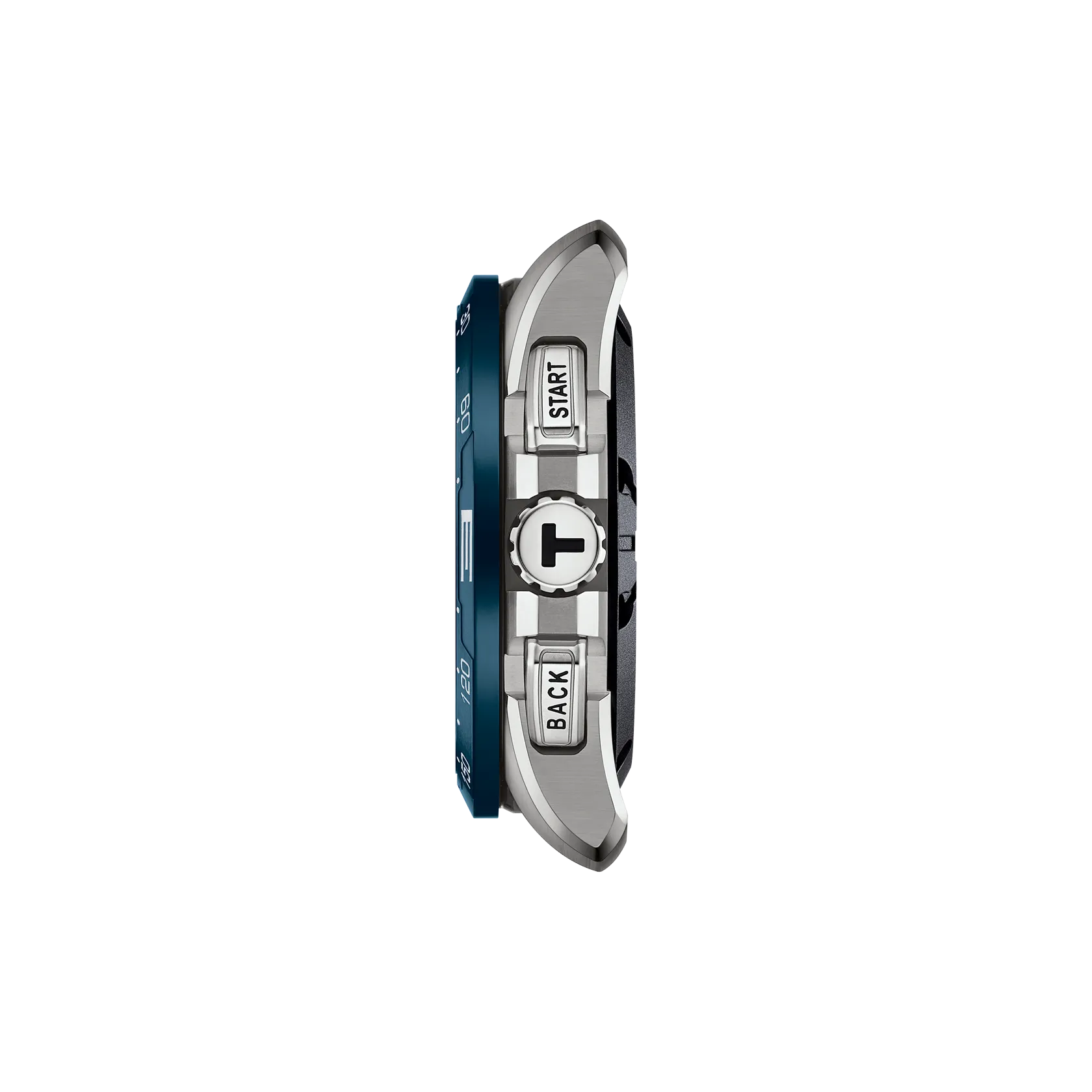 Reloj Tissot T-Touch Connect Solar T121.420.47.051.06 vista de perfil