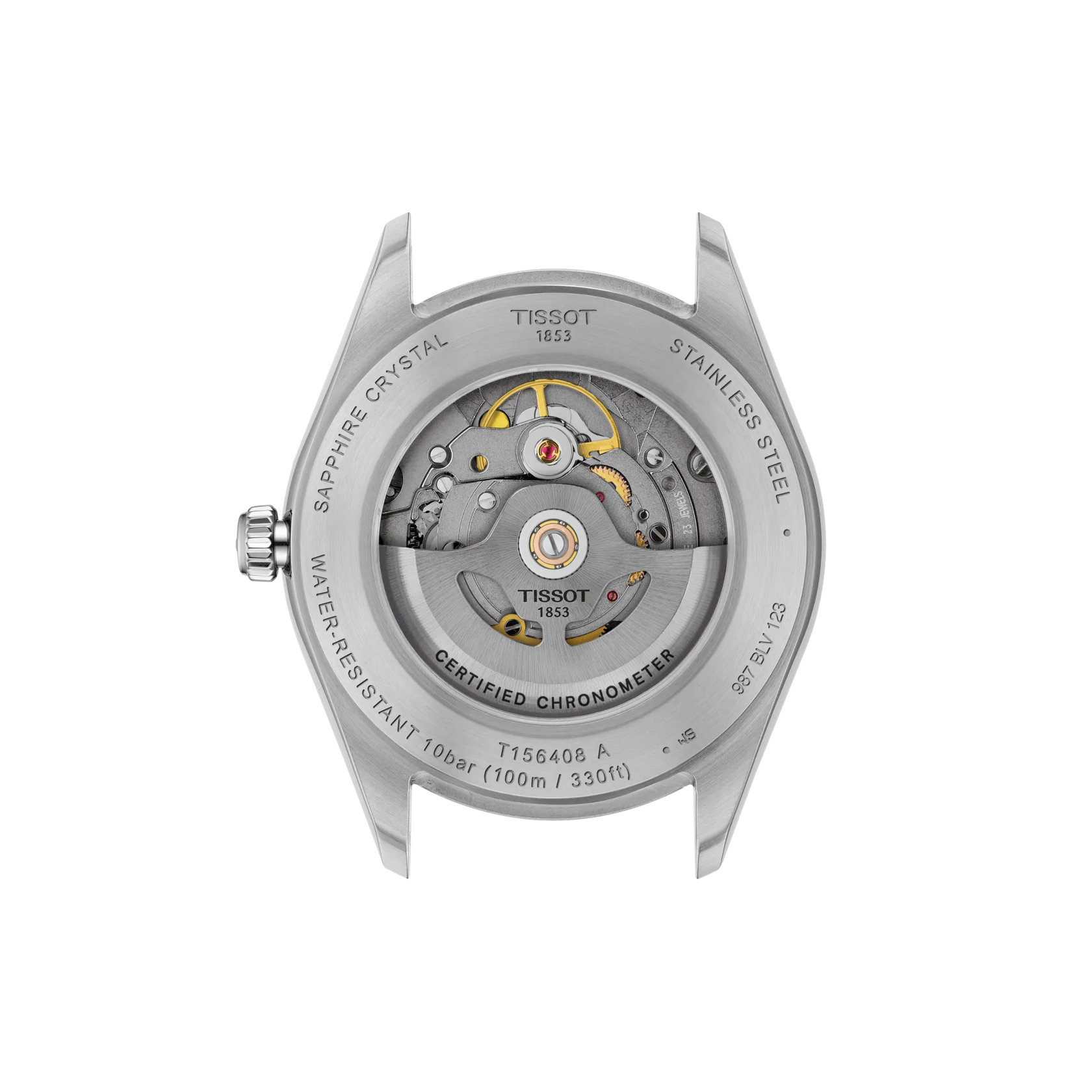 Reloj Tissot Ballade T156.408.11.033.00 vista posterior