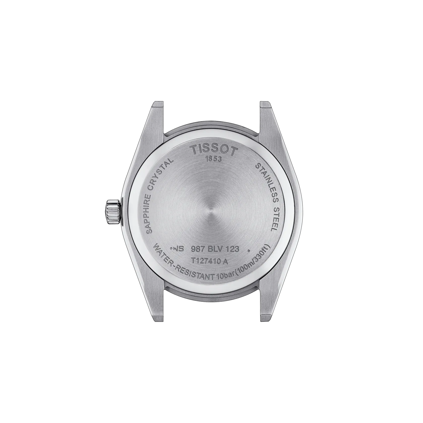Reloj Tissot Gentleman T127.410.11.041.00 vista posterior