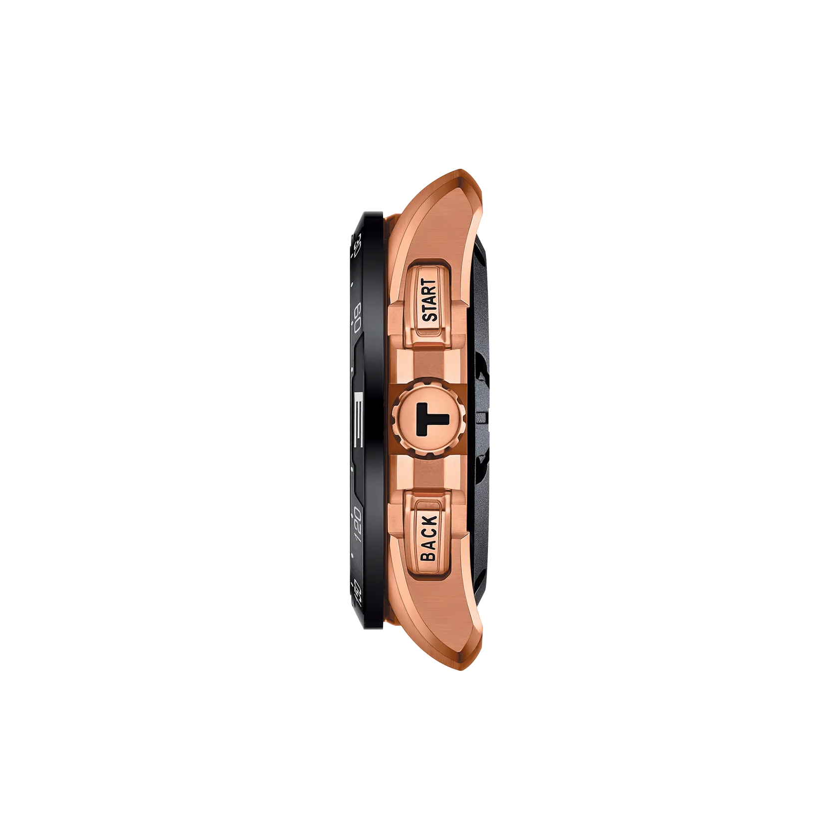 Reloj Tissot T-Touch Connect Solar T121.420.47.051.02 vista de perfil