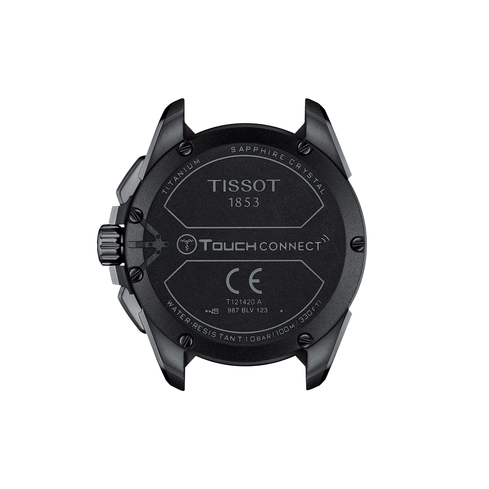 Reloj Tissot T-Touch Connect Solar T121.420.47.051.04 vista posterior