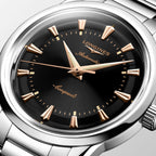 Reloj Longines Conquest Heritage Automático Dial Negro L1.649.4.52.6
