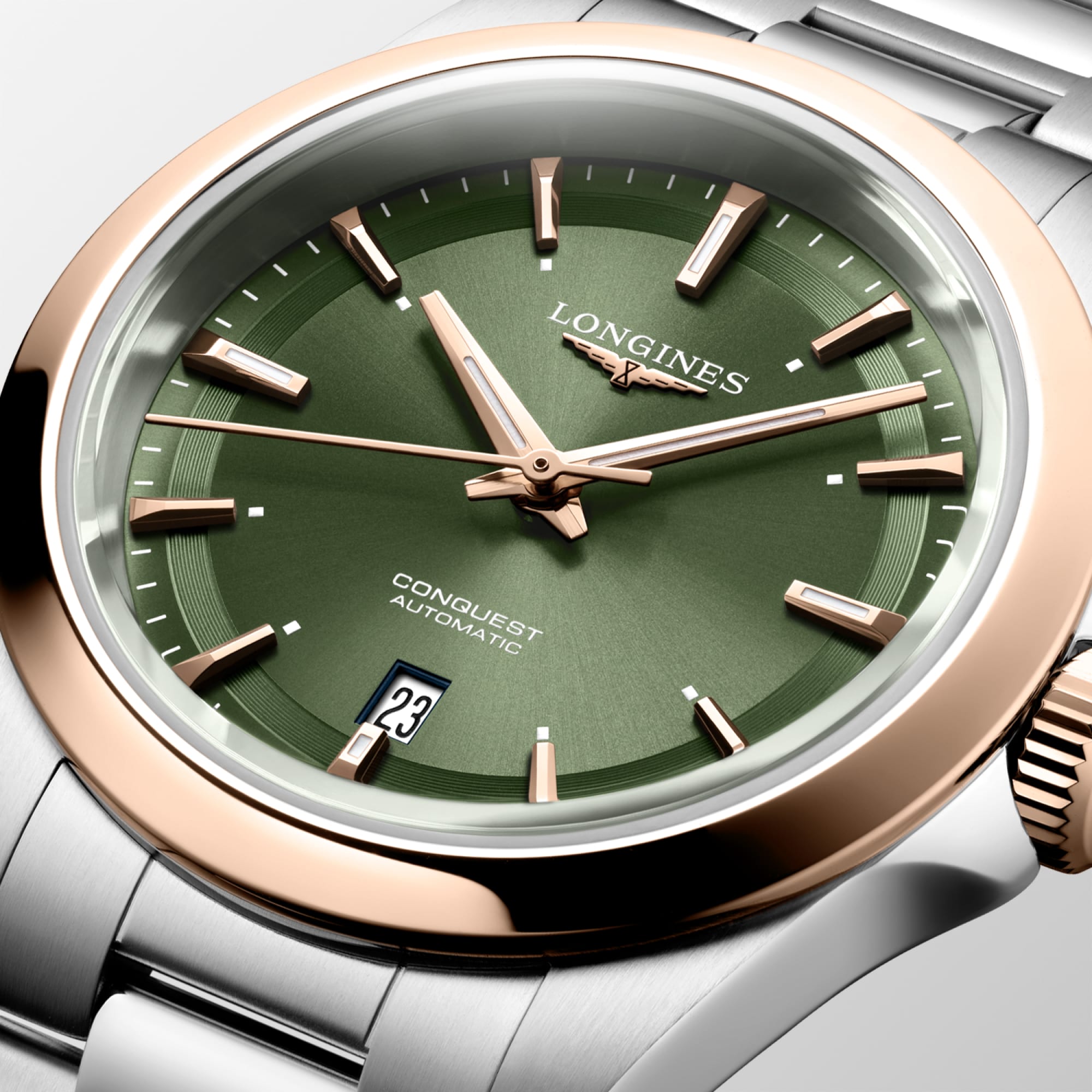 Reloj Longines Conquest 30mm Automático Dama L3.320.5.02.6