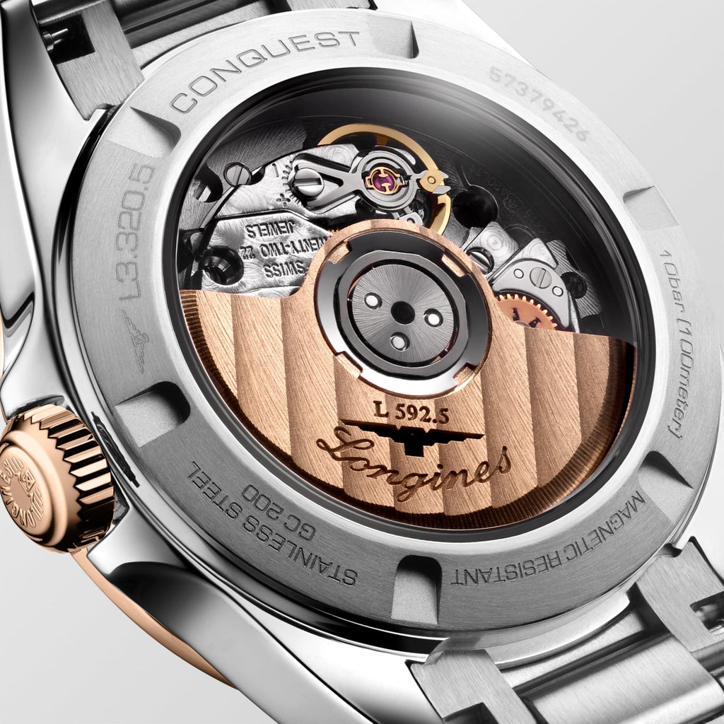 Reloj Longines Conquest 30mm Automático Dama L3.320.5.02.6