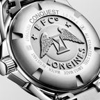 Reloj Longines Conquest Quartz Dial Azul Sunray L3.759.4.96.6