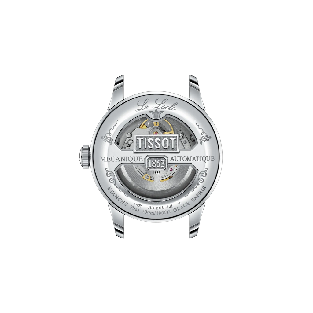 Reloj Tissot Le Locle Powermatic 80 T006.407.11.033.03 - vista trasera