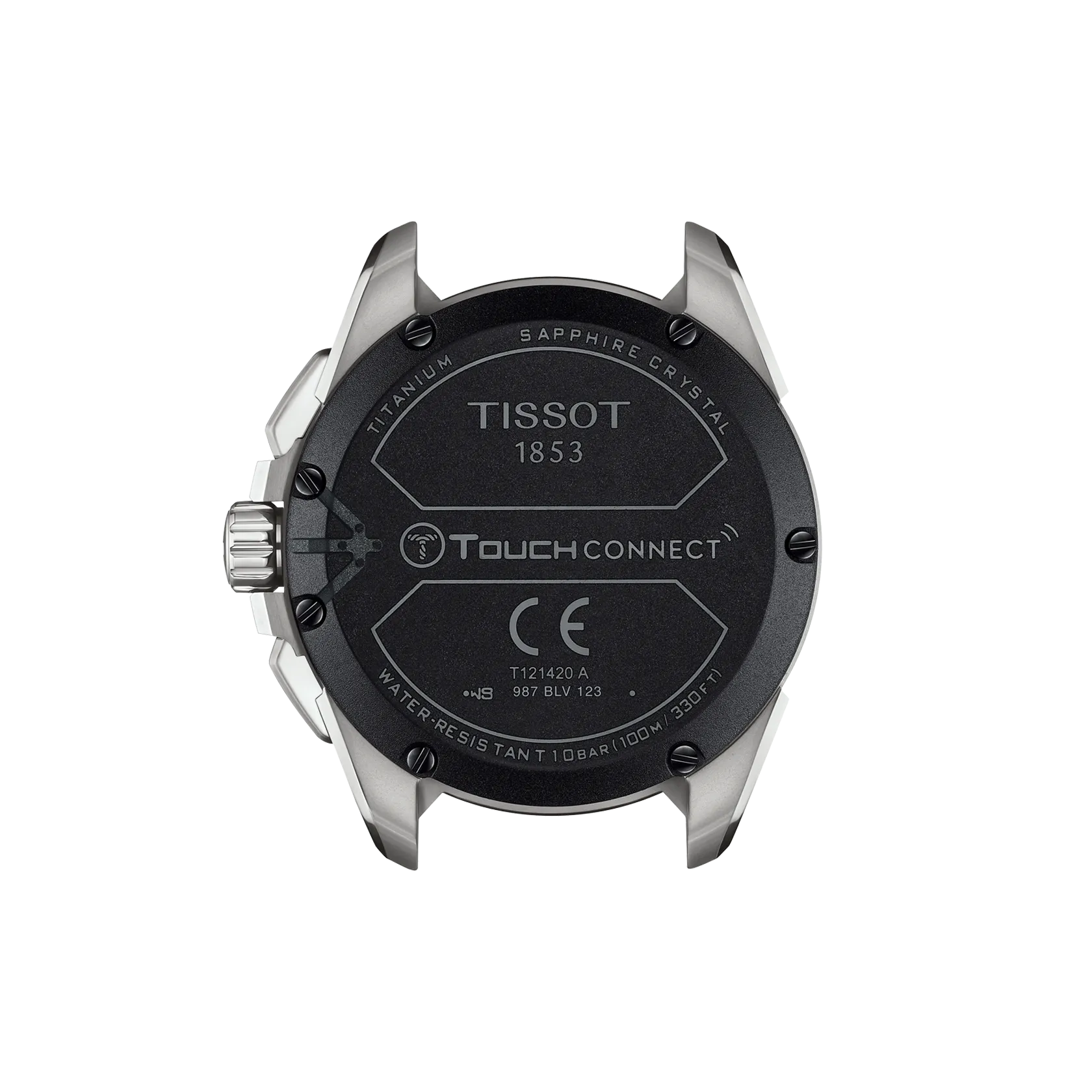 Reloj Tissot T-Touch Connect Solar T121.420.47.051.00 vista posterior