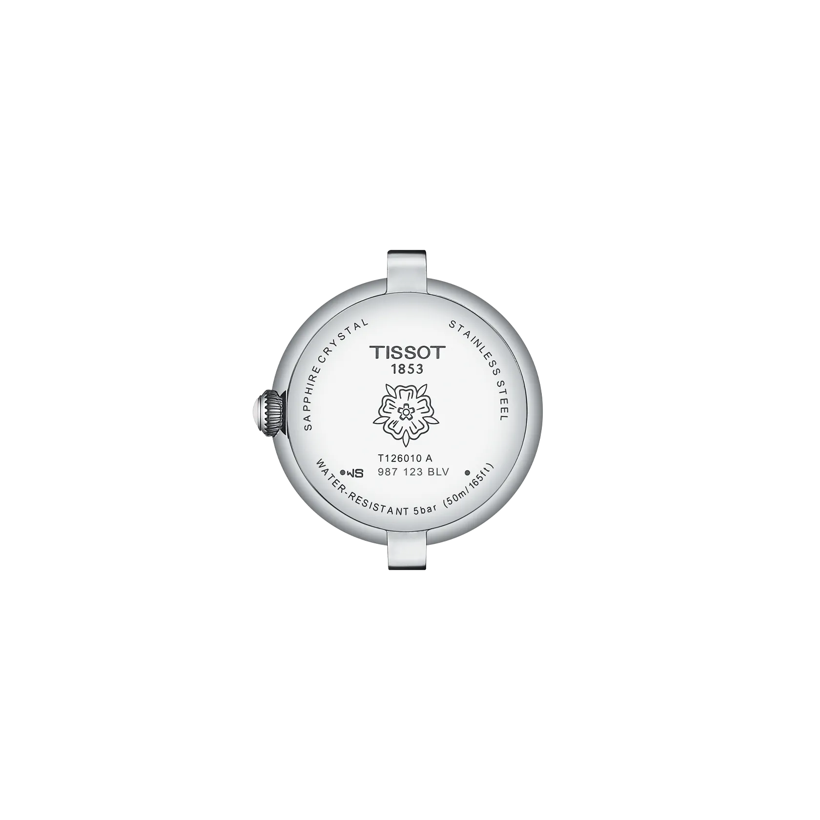 Reloj Tissot Bellissima T126.010.11.013.00 vista posterior