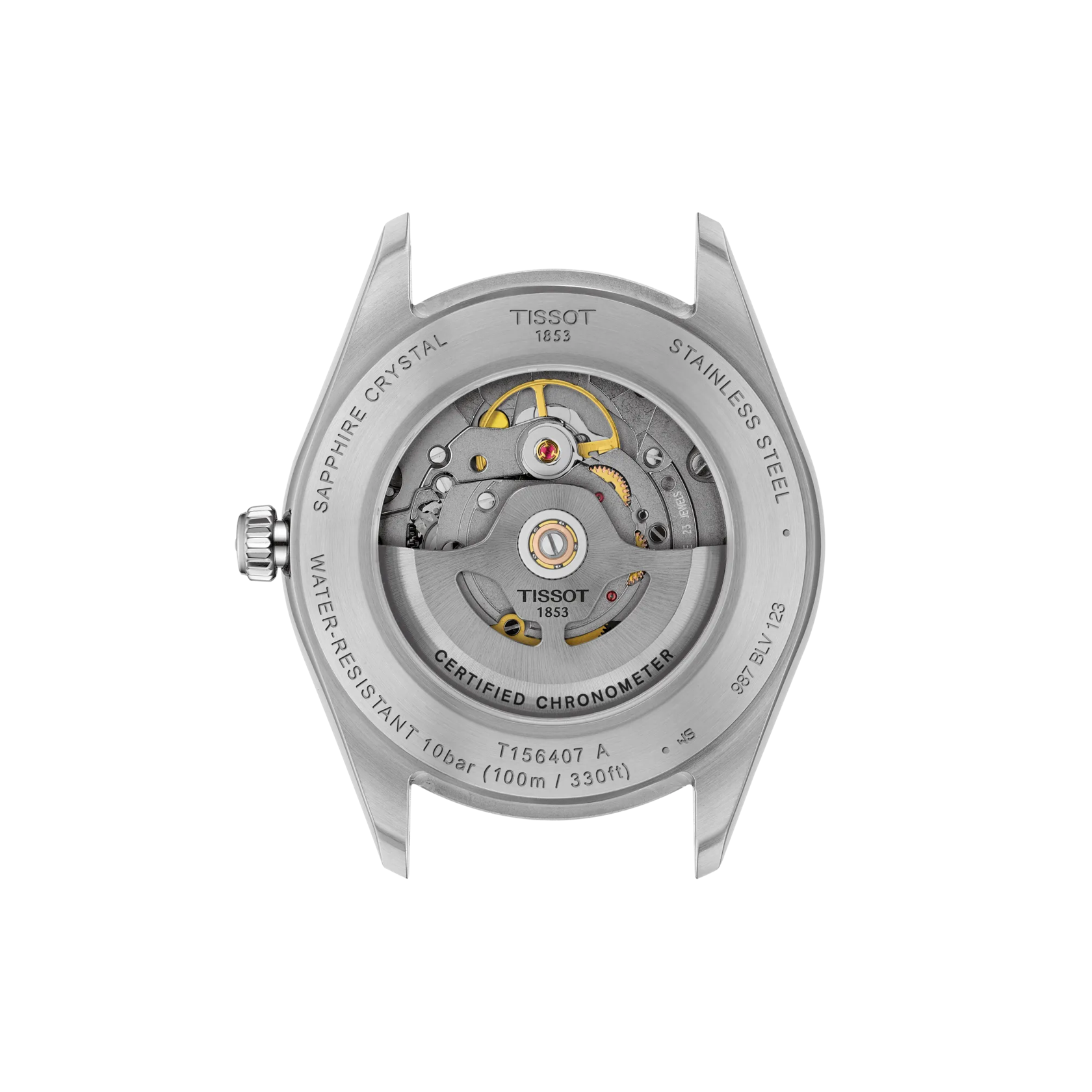 Reloj Tissot Ballade T156.408.22.033.00 vista posterior