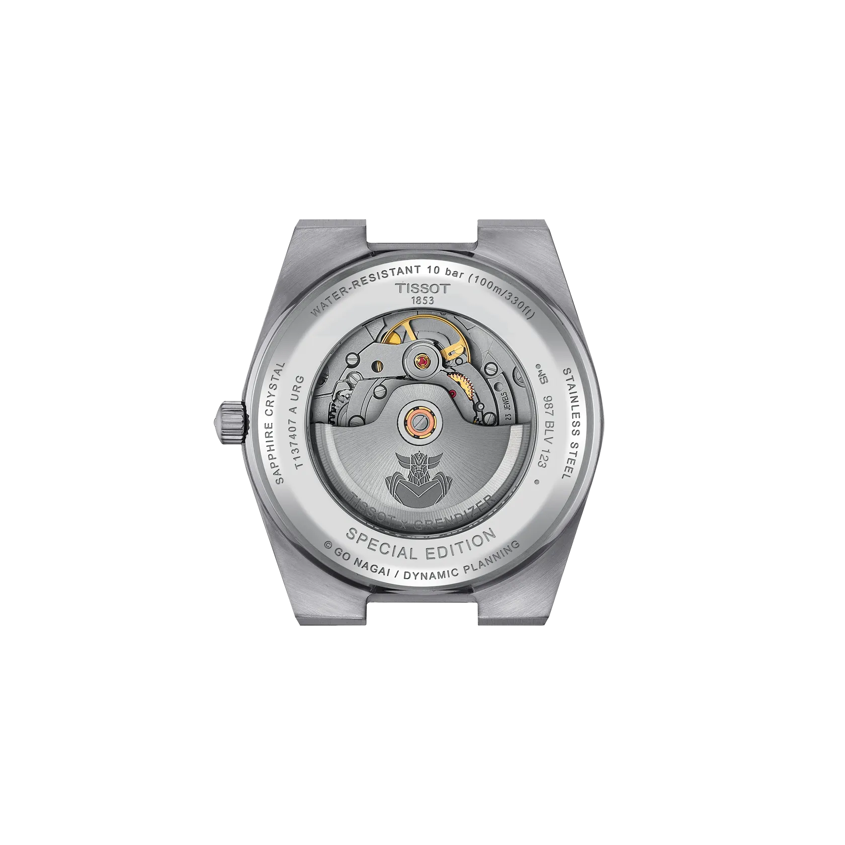 Reloj Tissot PRX Grendizer T137.407.11.041.02 vista posterior