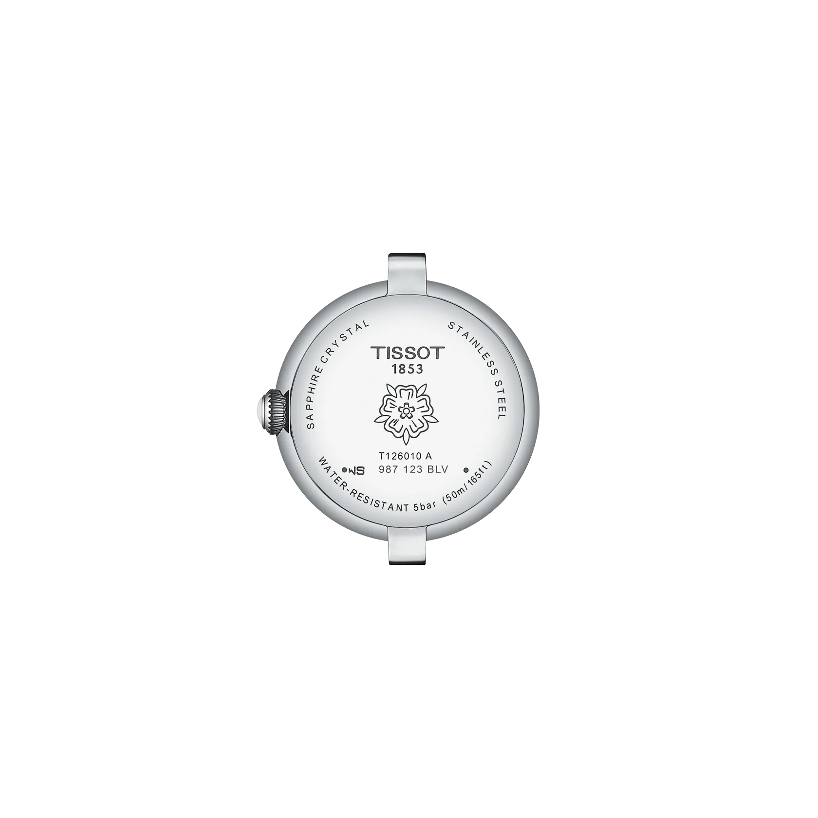 Reloj Tissot Bellissima T126.010.16.113.02 vista posterior