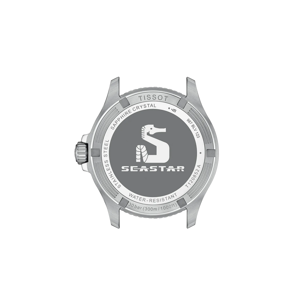 Tissot Seastar 1000 GMT 40mm T120.852.11.051.00 - vista posterior