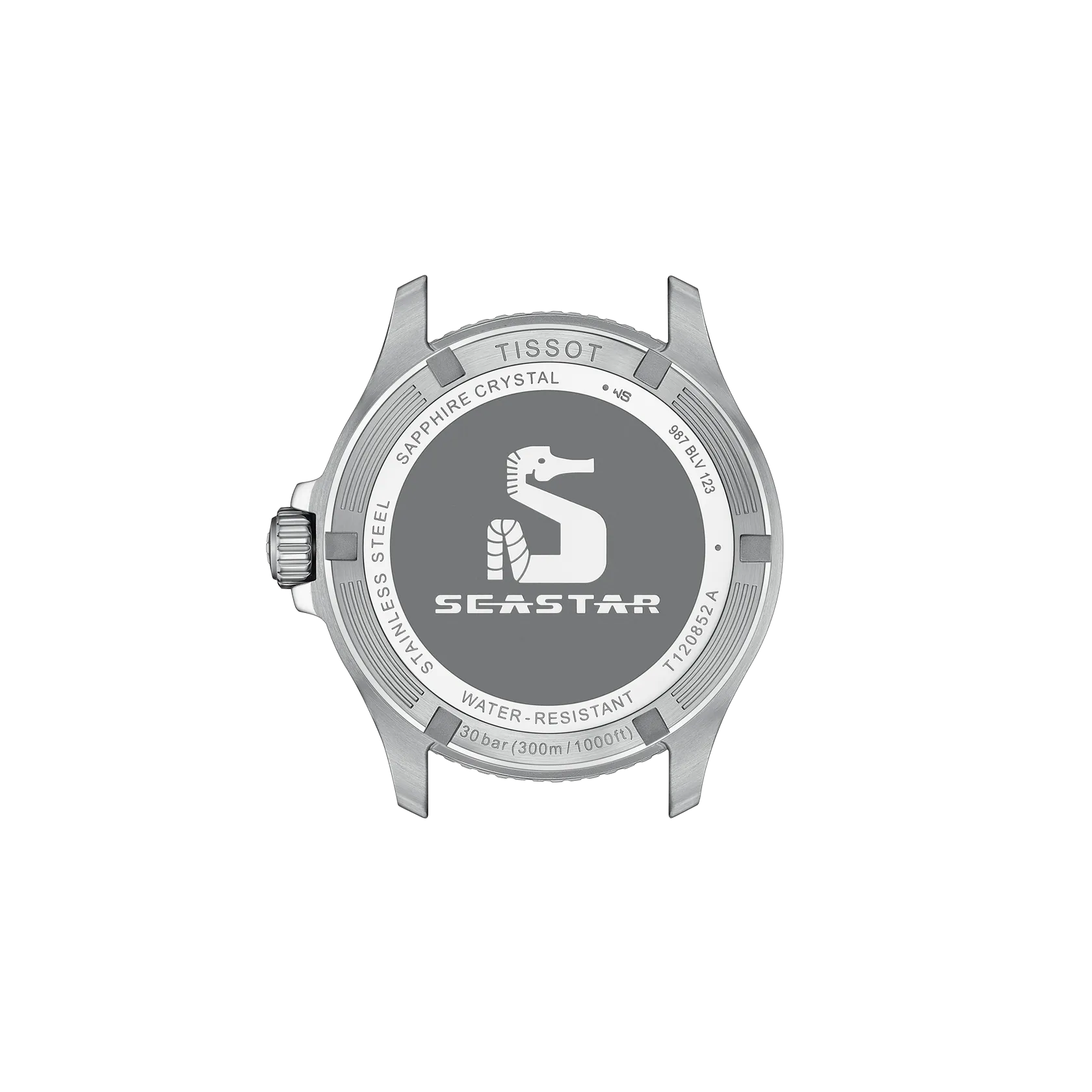 Tissot Seastar 1000 GMT 40mm T120.852.11.051.00 - vista posterior