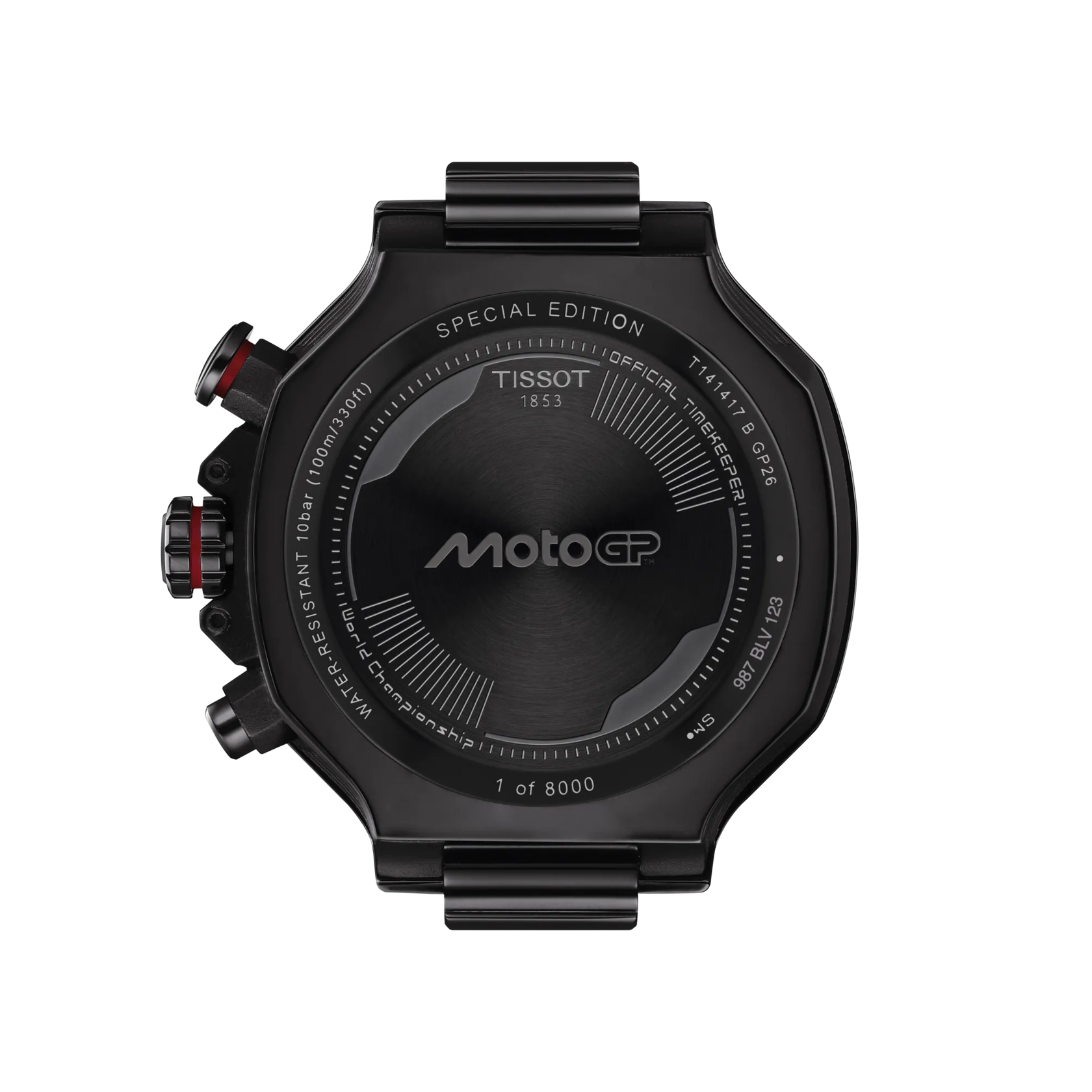 Reloj Tissot T-Race MotoGP T141.417.37.422.00 vista posterior