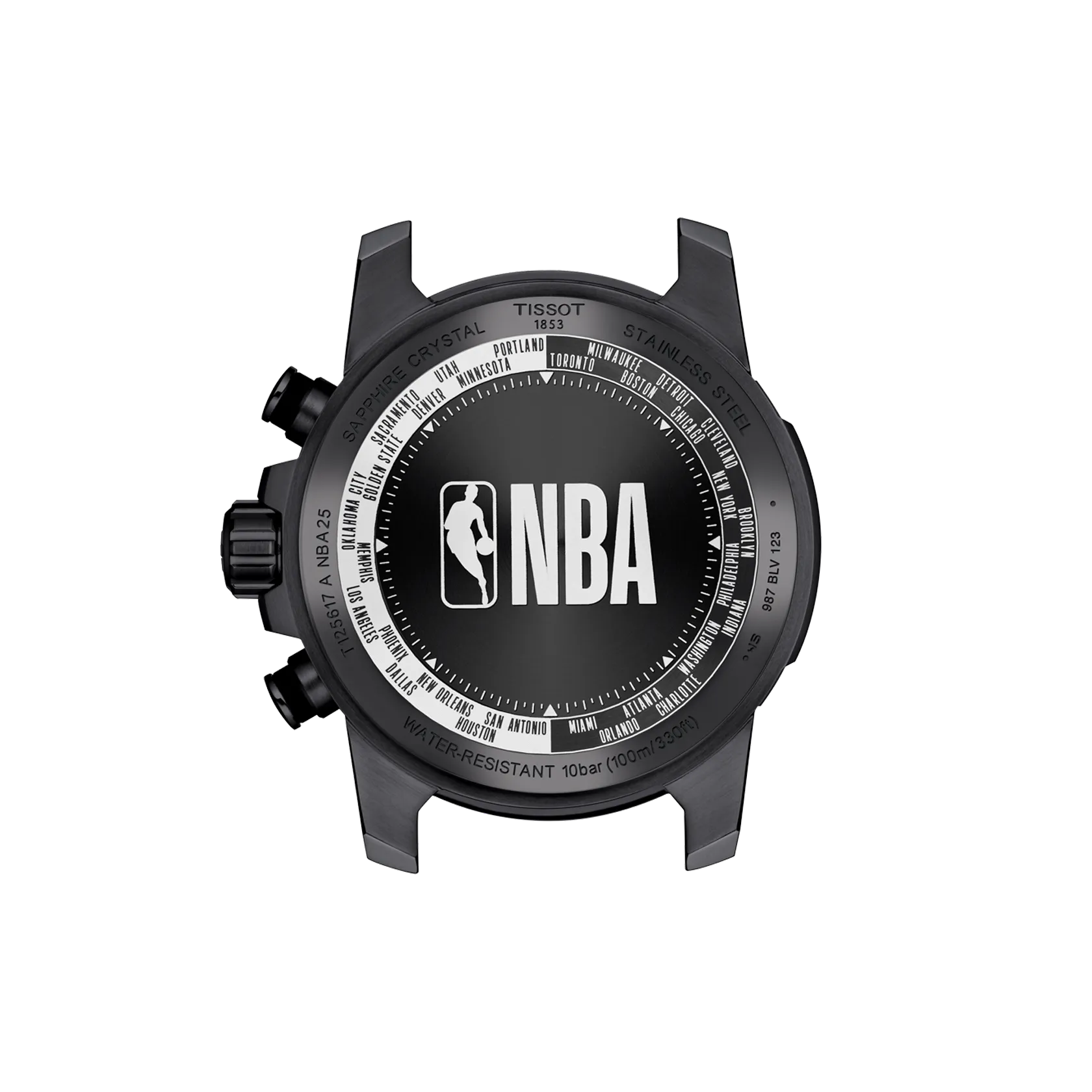 Reloj Tissot Supersport NBA T125.617.37.067.00 vista posterior