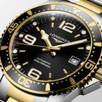 Reloj Longines HydroConquest 41mm Automático PVD Amarillo Dial Negro L3.742.3.56.7