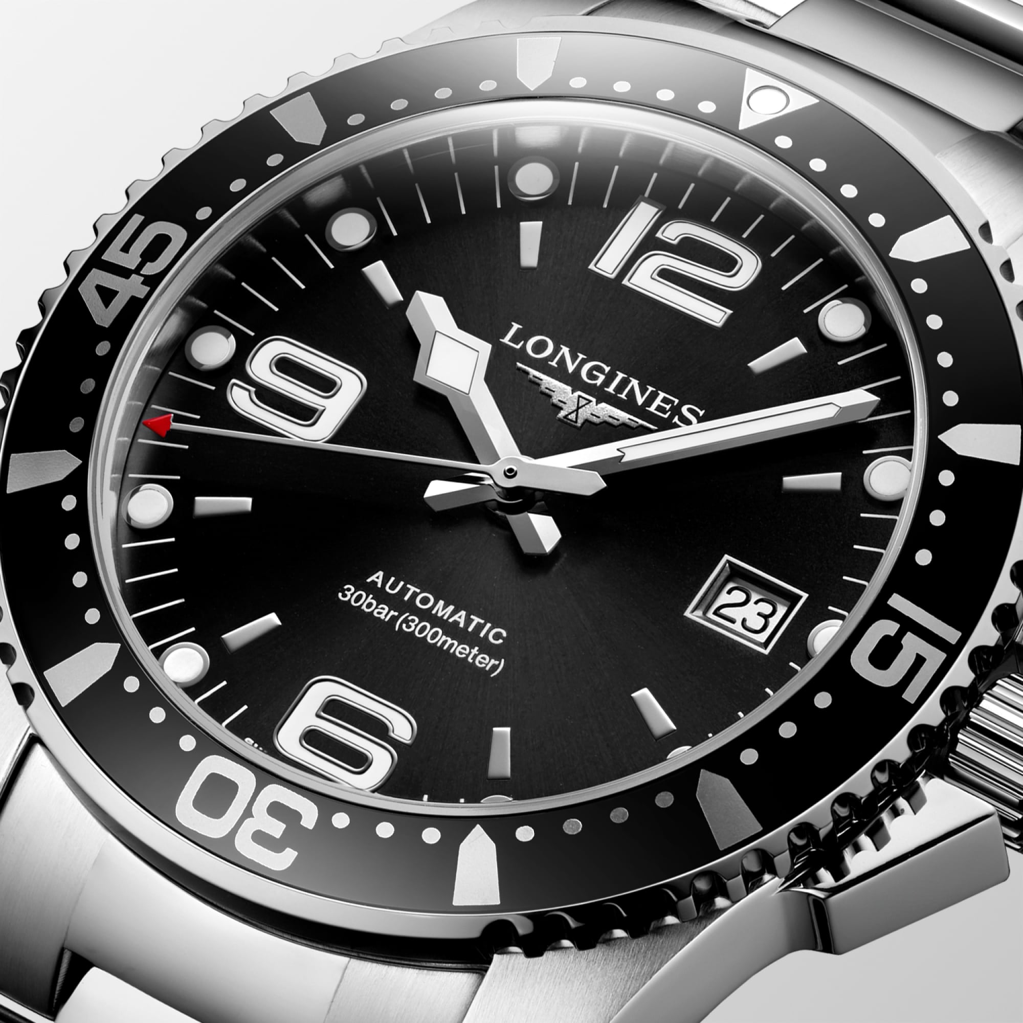 Reloj Longines HydroConquest 41mm Automático Dial Negro L3.742.4.56.6