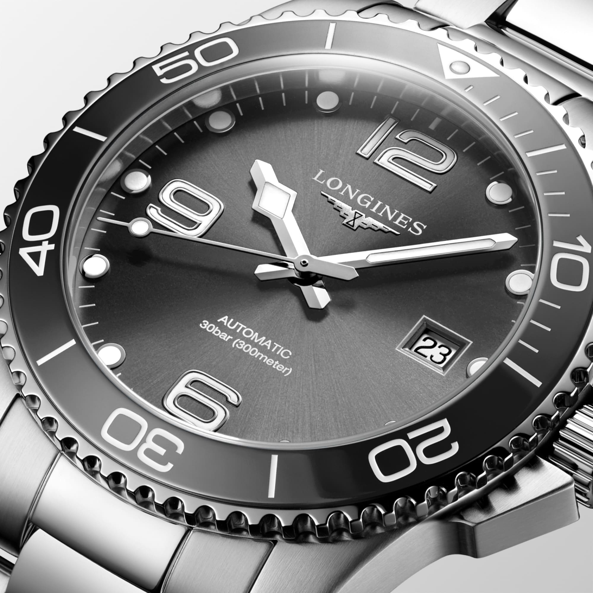 Reloj Longines HydroConquest Automático Acero y Cerámica 41mm L3.781.4.76.6