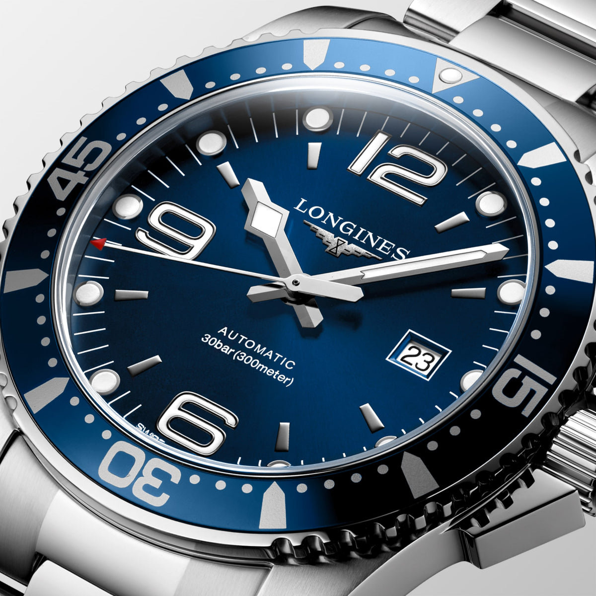 Reloj Longines HydroConquest 44mm Automático Dial Azul L3.841.4.96.6