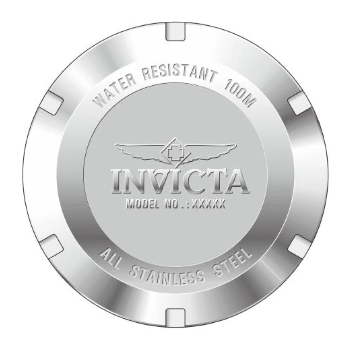 Reloj Invicta 12851 vista trasera de la caja