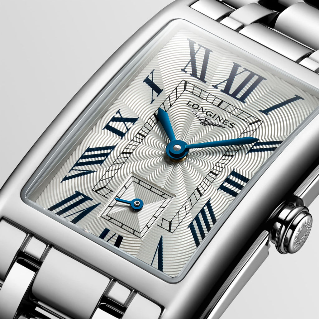 Reloj Longines DolceVita Cuarzo Dial Plateado Flinqué L5.512.4.71.6