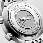 Reloj Longines Legend Diver Automático Dial Blanco L3.764.4.16.6