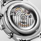 Reloj Longines Master Collection Chronograph Moonphase Automático Brazalete Acero L2.773.4.78.6