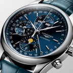 Reloj Longines Master Collection Chronograph Moonphase Automático Dial Azul L2.773.4.92.0