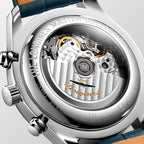 Reloj Longines Master Collection Chronograph Moonphase Automático Dial Azul L2.773.4.92.0