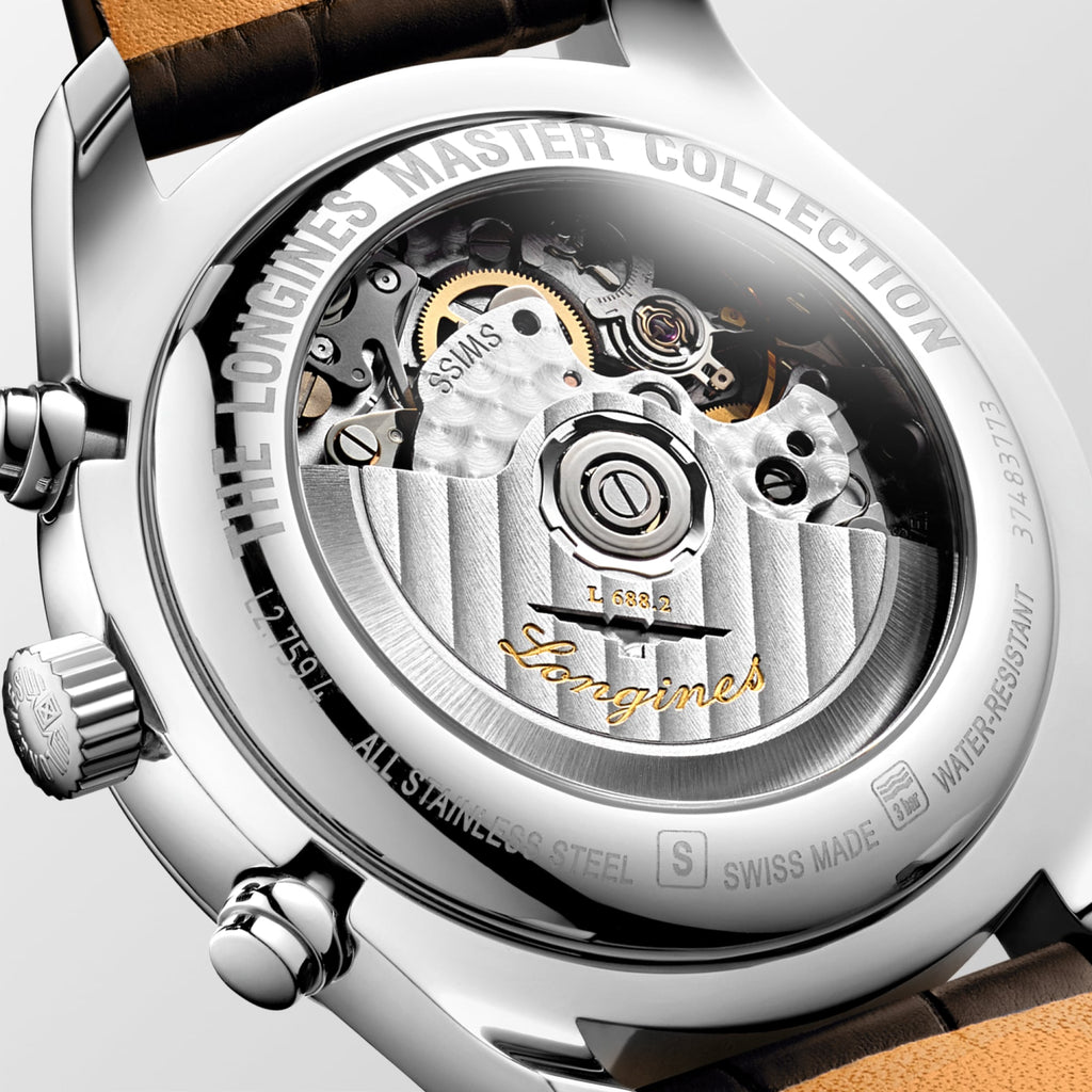 Reloj Longines Master Collection Chronograph Automático Correa Marrón L2.759.4.78.3