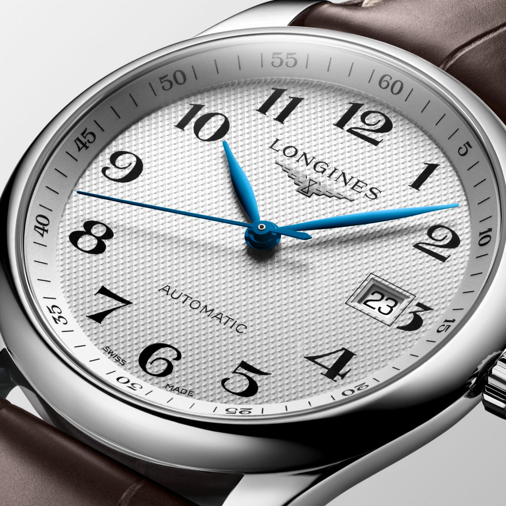 Reloj Longines Master Collection Automático Correa Marrón Dial Plateado L2.793.4.78.3