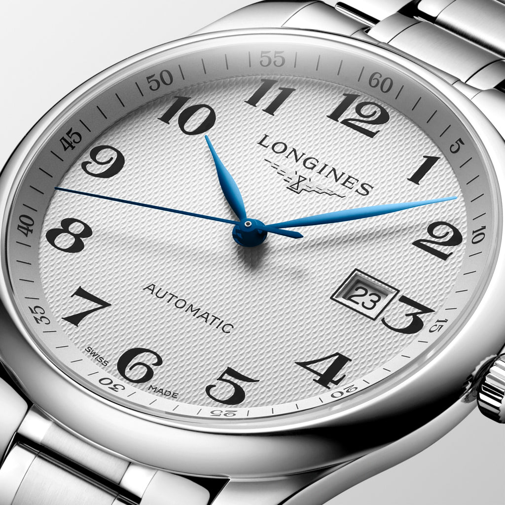 Reloj Longines Master Collection Automático Dial Plateado Barleycorn L2.893.4.78.6