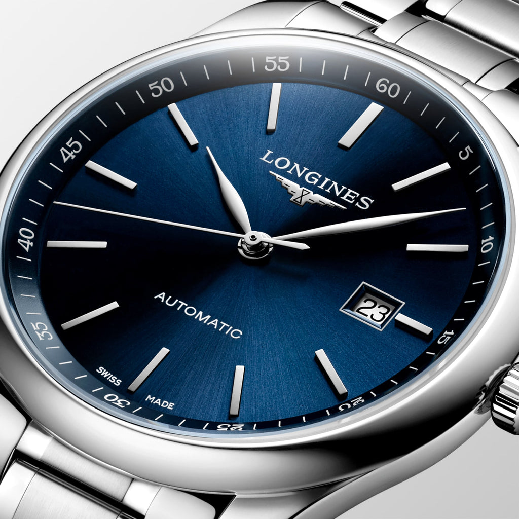 Reloj Longines Master Collection Automático Dial Azul Sunray L2.893.4.92.0