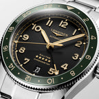 Reloj Longines Spirit Zulu Time Automático Dial Antracita L3.802.4.63.6