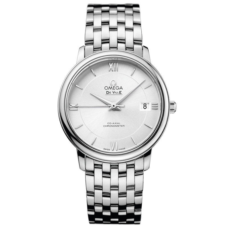 Omega Prestige Co-Axial Automatic Silver Dial Unisex Watch 424.10.37.20.02.001