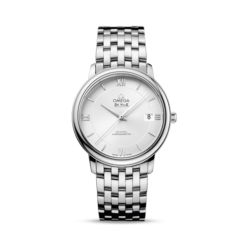 Omega Prestige Co-Axial Automatic Silver Dial Unisex Watch 424.10.37.20.02.001