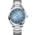 Omega Seamaster Automatico Cronometro Dial Azul 220.10.41.21.03.005
