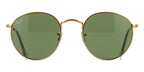 Ray-Ban Round Metal RB3447 001 angular