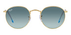 Ray-Ban Round Metal RB3447 001/3M angular
