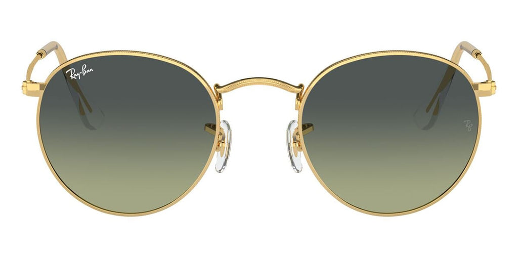 Ray-Ban Round Metal RB3447 001/BH angular