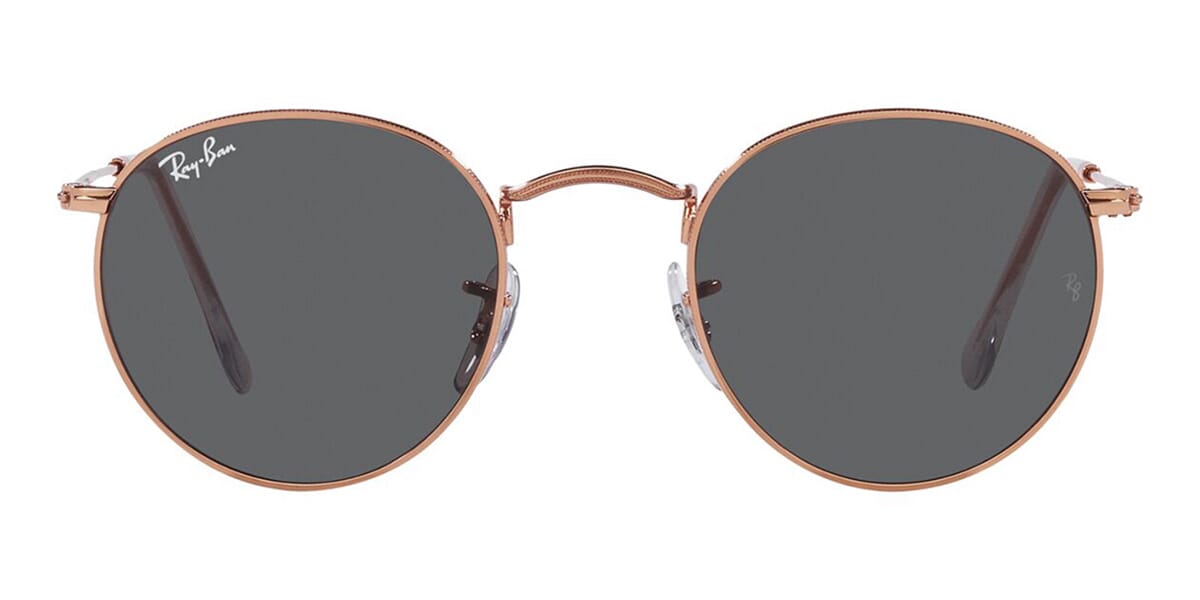 Ray-Ban Round Metal RB3447 9202/B1 angular