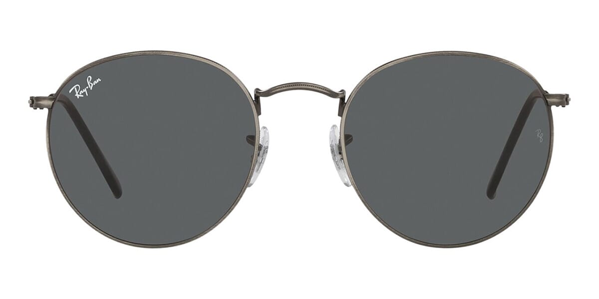 Ray-Ban Round Metal RB3447 9229/B1 angular