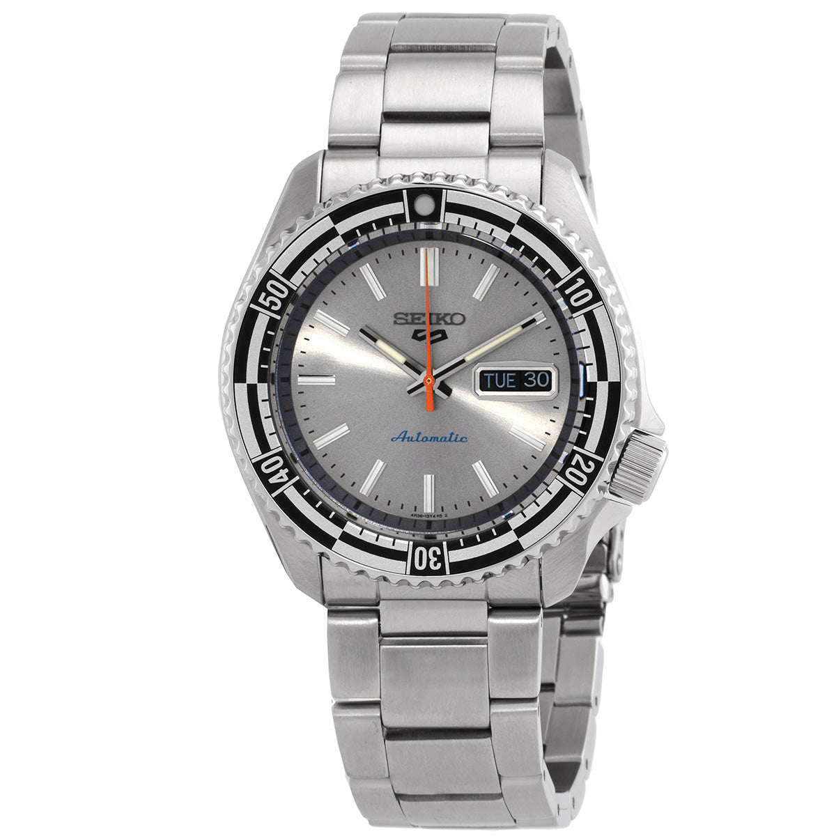 Reloj Seiko 5 Sports Automatic Silver Dial SRPK09K1