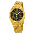Reloj Seiko 5 Vintage Automatic Black Dial Gold-plated SNKL40