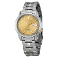 Reloj Seiko Automatic Champagne Dial Stainless Steel SNKL81
