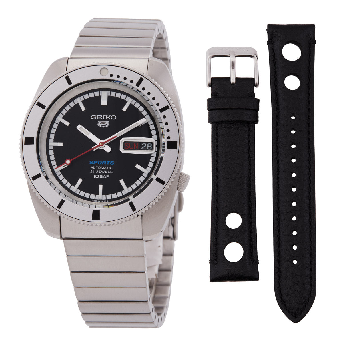 Reloj Seiko Limited Edition 5 Sports Automatic Black Dial SRPL05K1