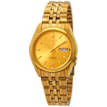 Reloj Seiko Series 5 Automatic Gold Dial SNK366