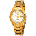 Reloj Seiko Series 5 Automatic White Dial SNKK84